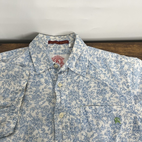 Christian Audigier Other - Christian Audigier Shirt Mens S Floral Ed Hardy Y2K Grunge Vintage Embroidered